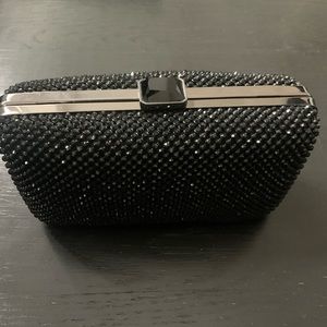 Black evening bag